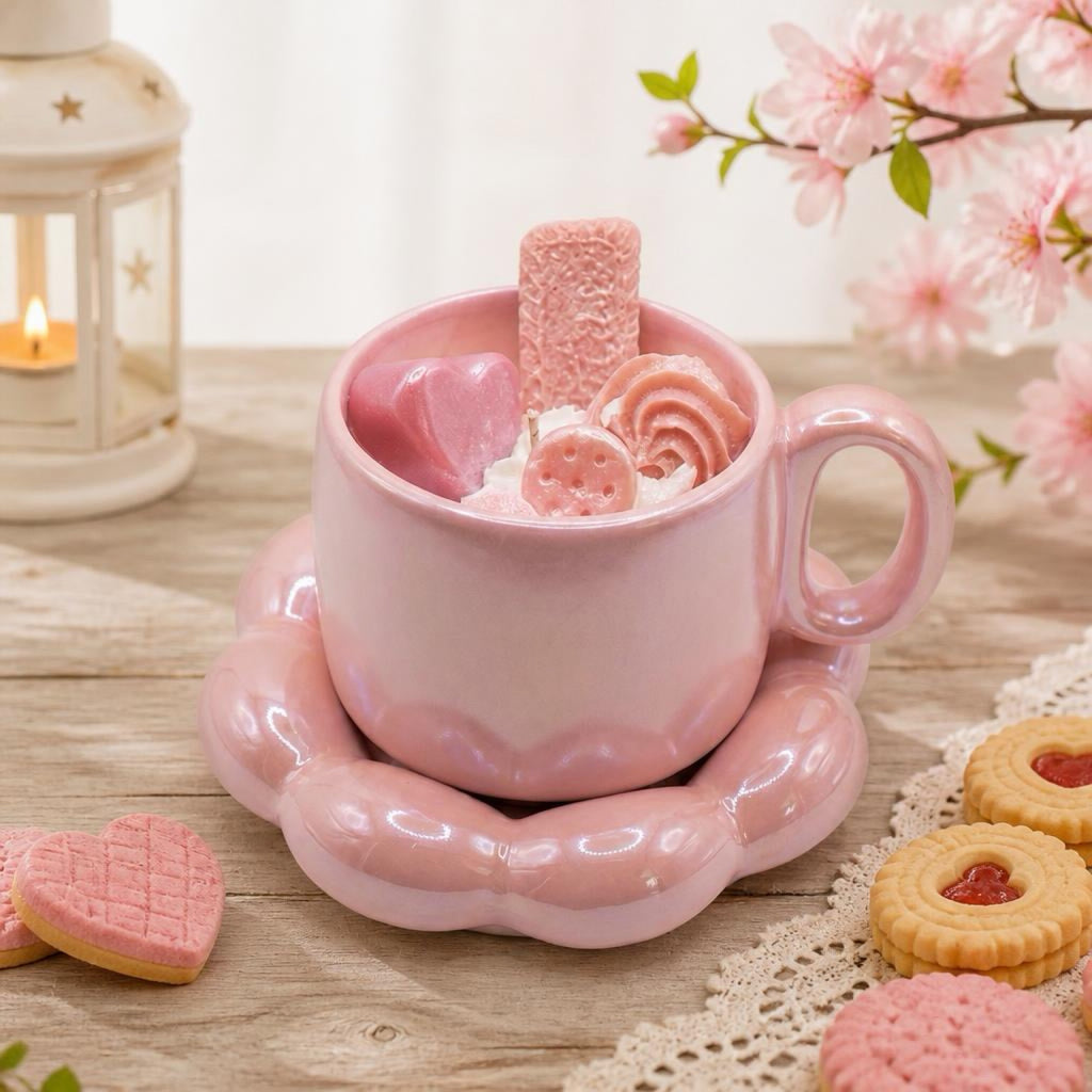 Tea Time kop met schotel