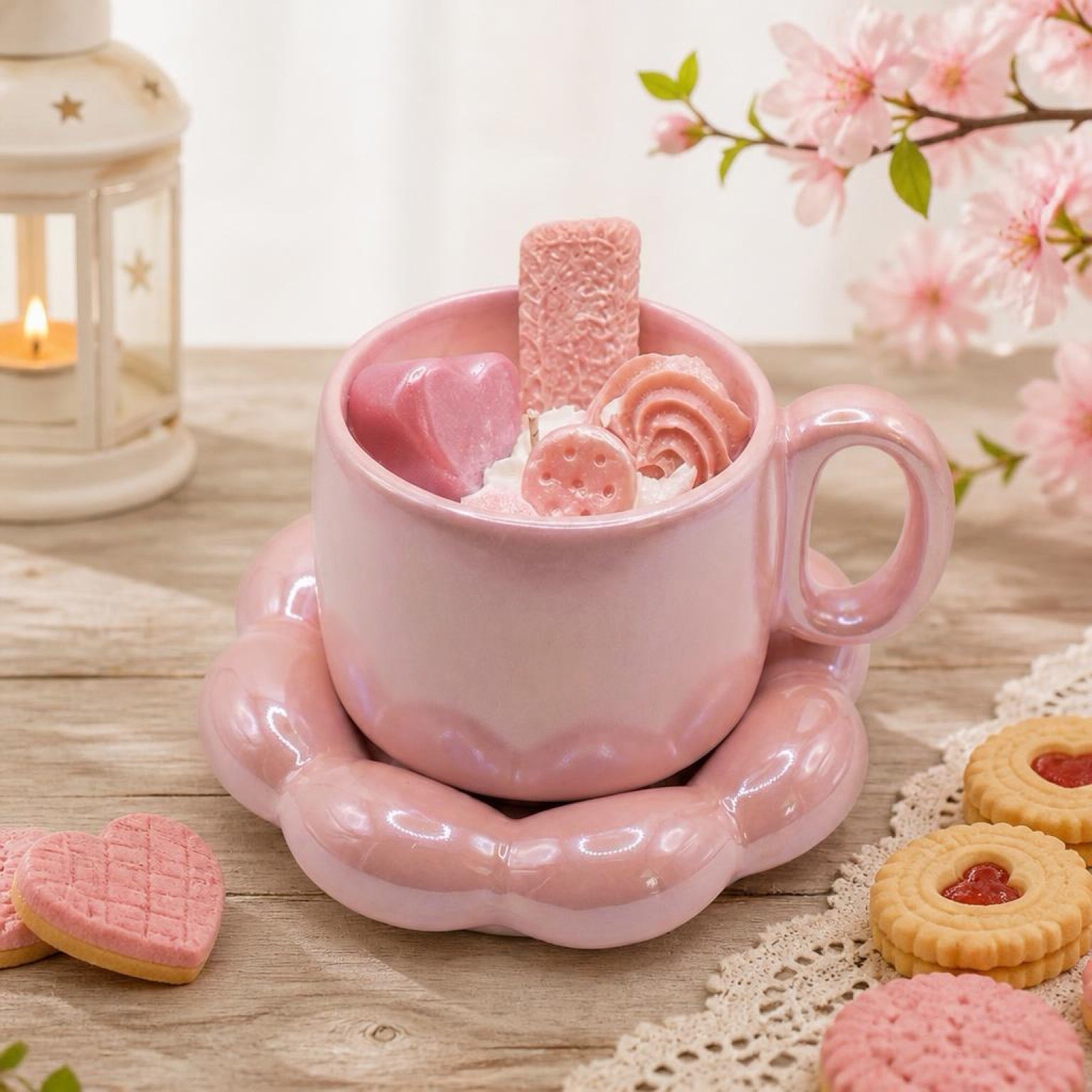 Tea Time kop met schotel