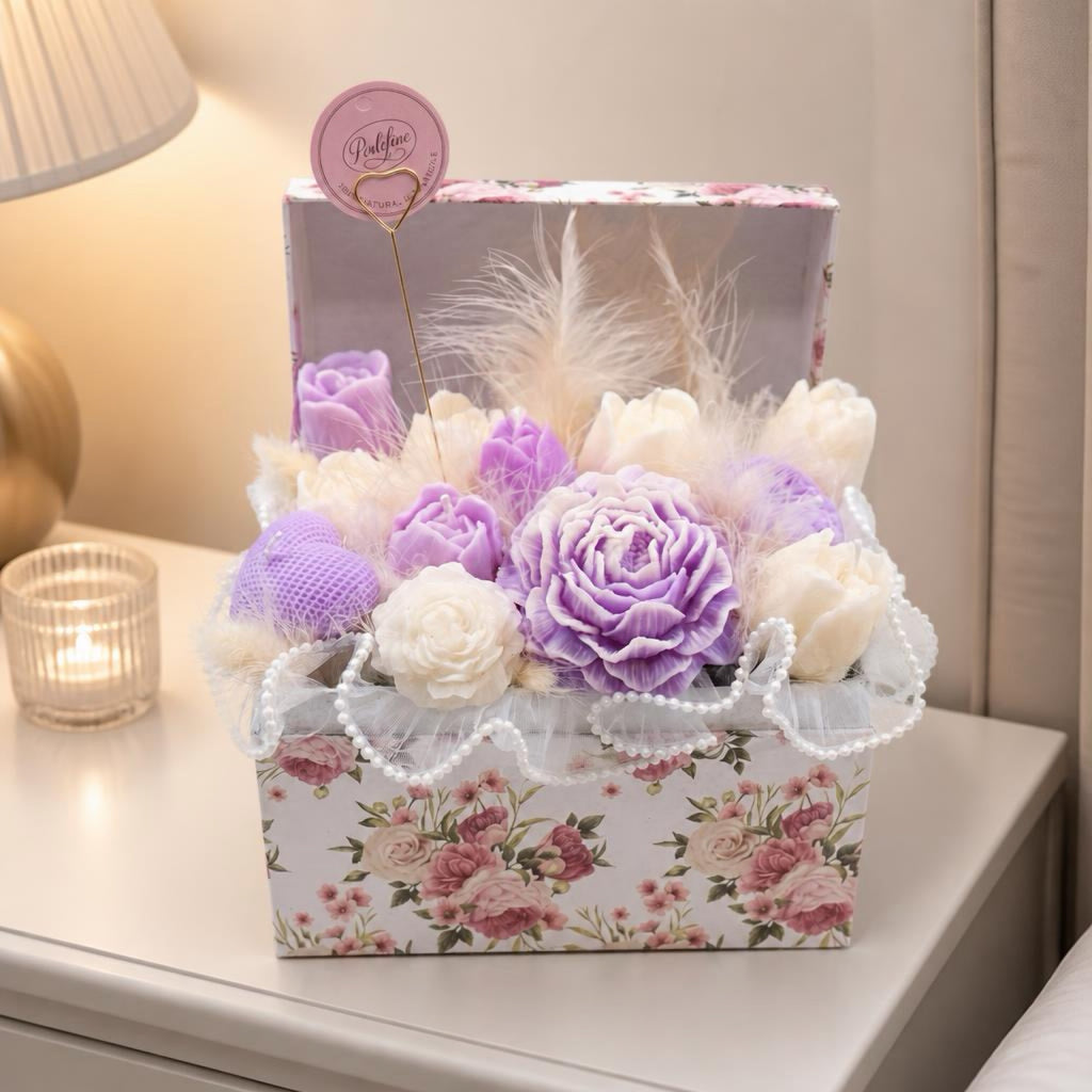 Bouquet Candle in juwelendoos