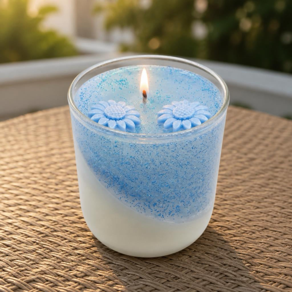 Zomeraperitef luxe Glow in with and blue