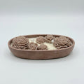 Decoratieve schaal met bloemen