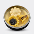 Zomerse terrasschaal met citronella