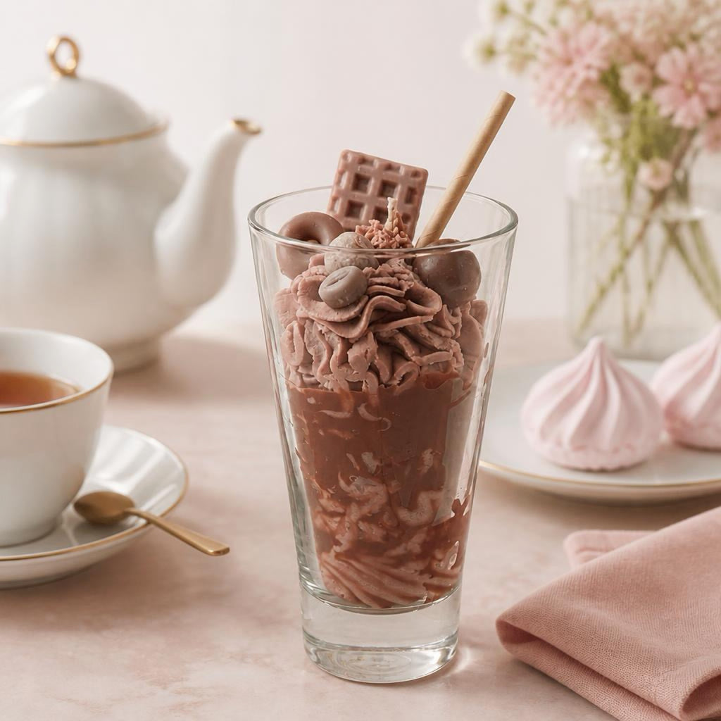 Tea Time Chocolade milkshake