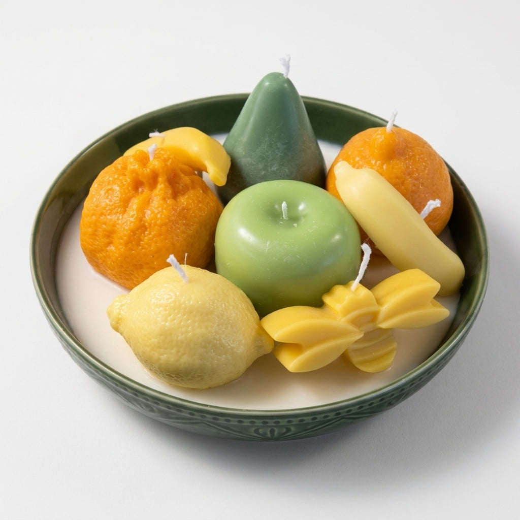 Zomerse fruitschaal met citronella