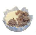 Decoratieve schaal met bloemen