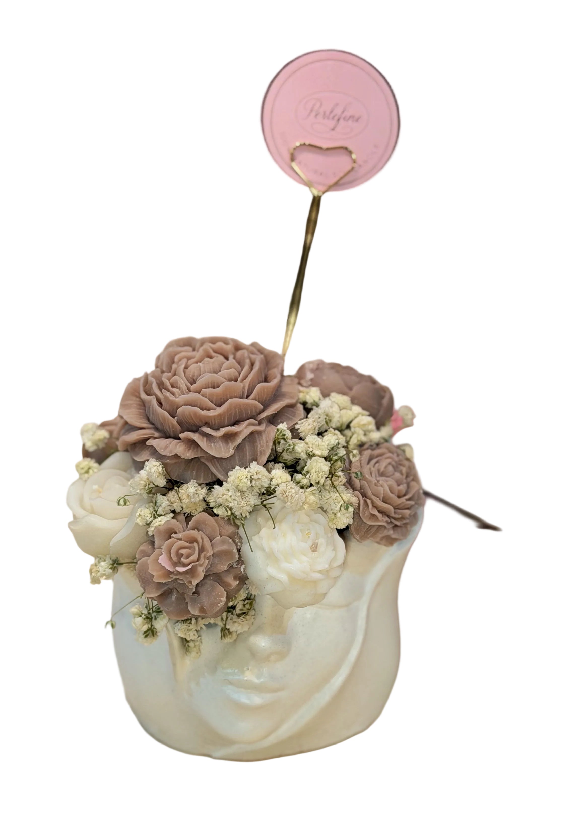Bouquet Candle in hoofd